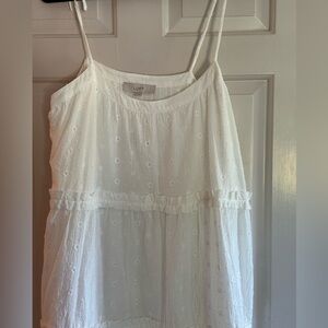 Eyelet Sundress - Loft. NWT Xl